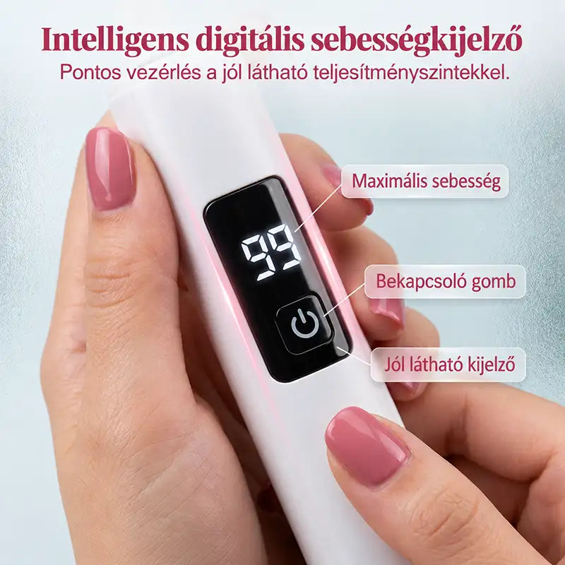 |⚡2026-os Óriási Akció 70% KEDVEZMÉNY🔥|✨PurieJoy® 2 az 1-ben Professzionális Elektromos Körömreszelő és Polírozó