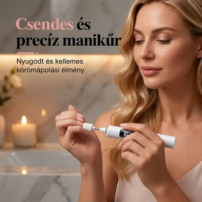 |⚡2026-os Óriási Akció 70% KEDVEZMÉNY🔥|✨PurieJoy® 2 az 1-ben Professzionális Elektromos Körömreszelő és Polírozó