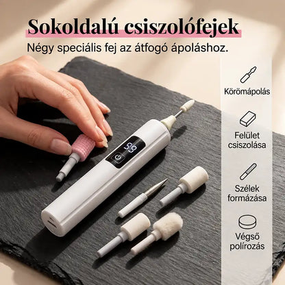 |⚡2026-os Óriási Akció 70% KEDVEZMÉNY🔥|✨PurieJoy® 2 az 1-ben Professzionális Elektromos Körömreszelő és Polírozó