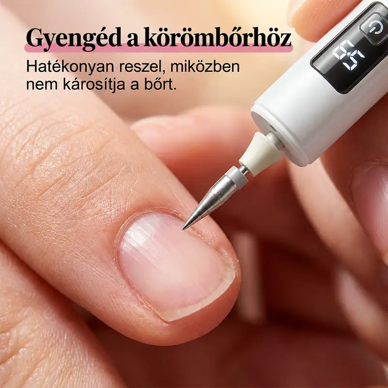 |⚡2026-os Óriási Akció 70% KEDVEZMÉNY🔥|✨PurieJoy® 2 az 1-ben Professzionális Elektromos Körömreszelő és Polírozó