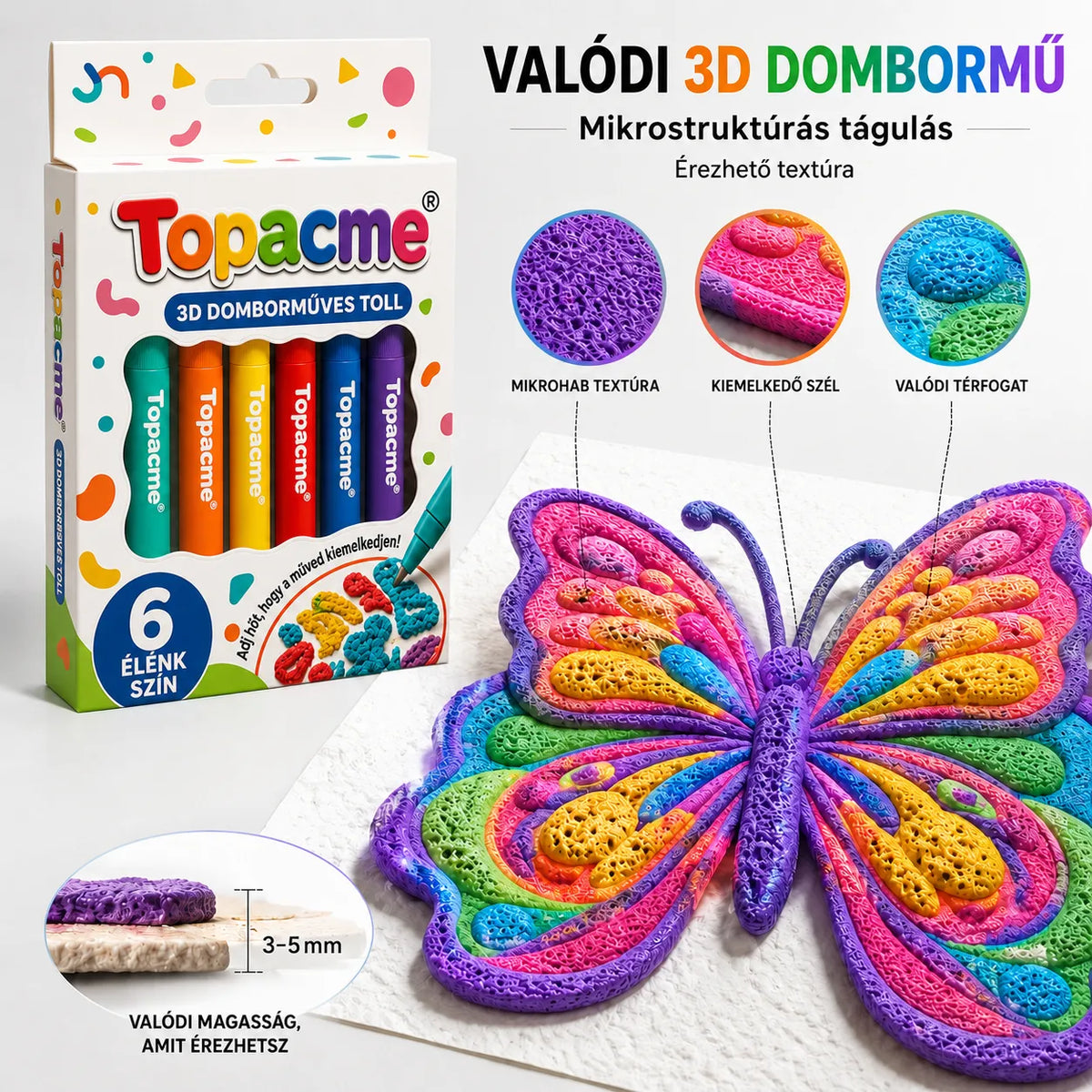 | 🌟🔥UTOLSÓ NAP - 60 % KEDVEZMÉNY | 🪄3D művészeti toll – Keltsd életre a rajzaidat