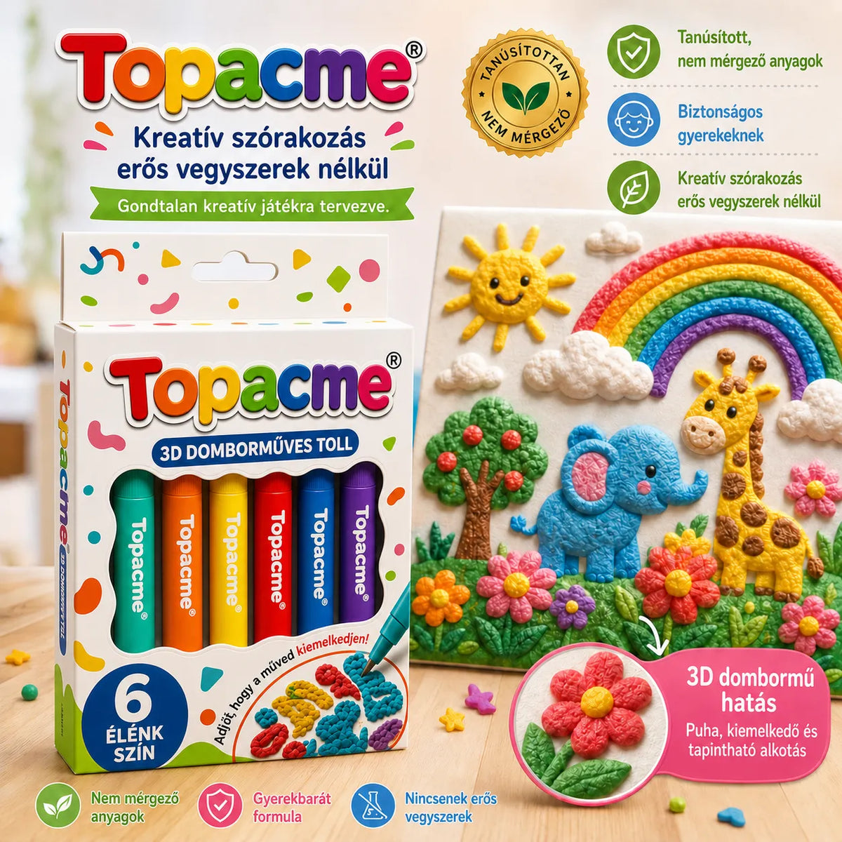 | 🌟🔥UTOLSÓ NAP - 60 % KEDVEZMÉNY | 🪄3D művészeti toll – Keltsd életre a rajzaidat