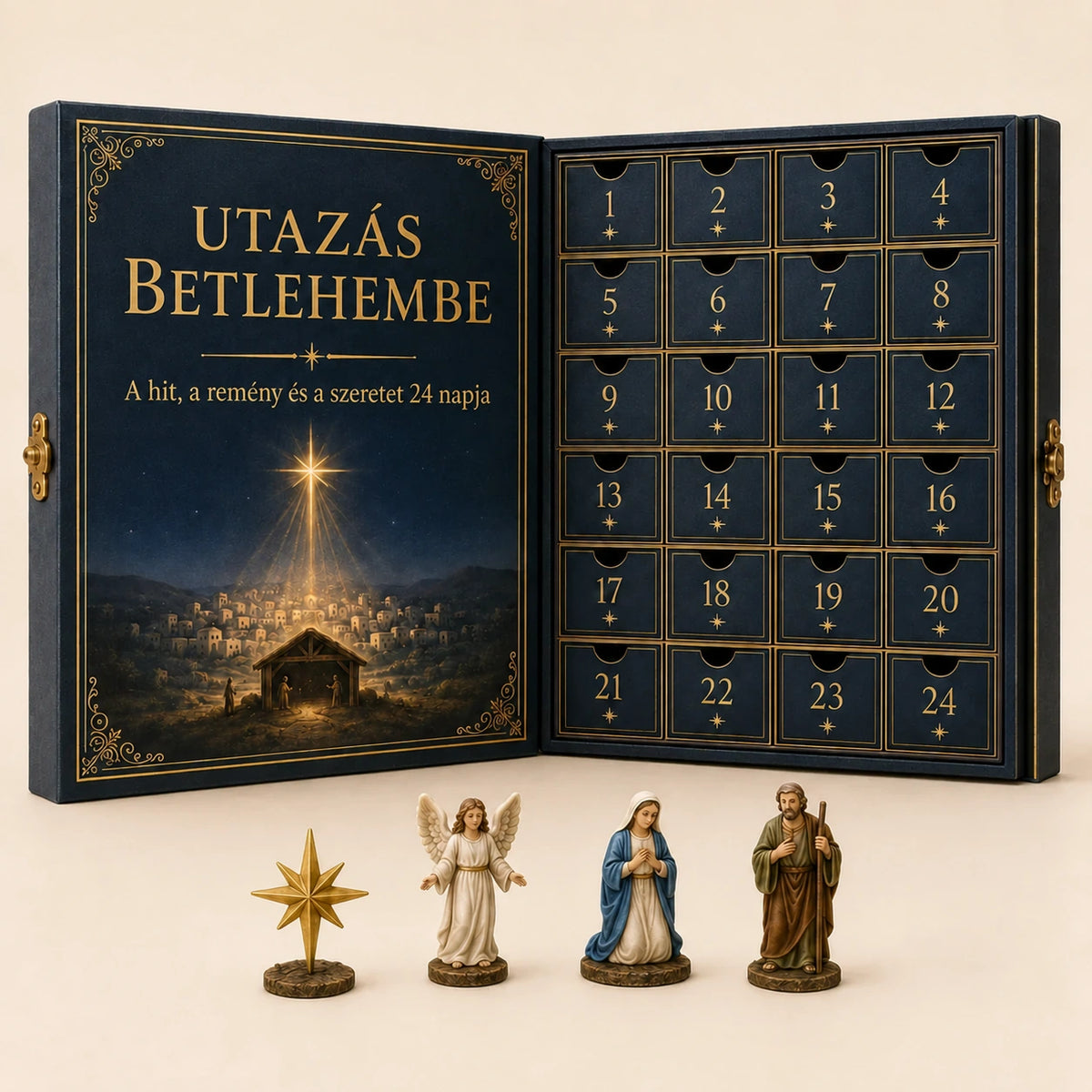 Limitált kiadás! 🔥 🎉Csak 200 darab! 🌟🎄Utazás Betlehembe adventi naptár 2026