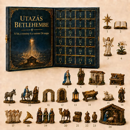 Limitált kiadás! 🔥 🎉Csak 200 darab! 🌟🎄Utazás Betlehembe adventi naptár 2026