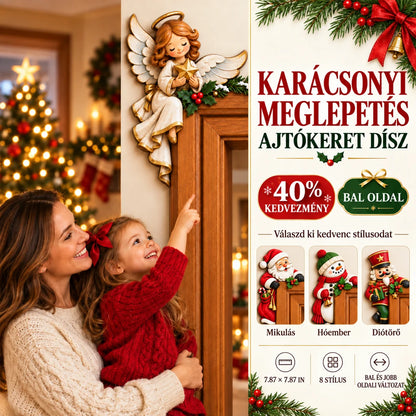 Karácsonyi ajtókeret-sarokdísz🎄🎅