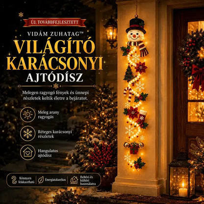⏳ UTOLSÓ NAP! 70% kedvezmény – 🎄🎅 MerryCascade™ világító karácsonyi dísz | 6 ünnepi motívum ✨