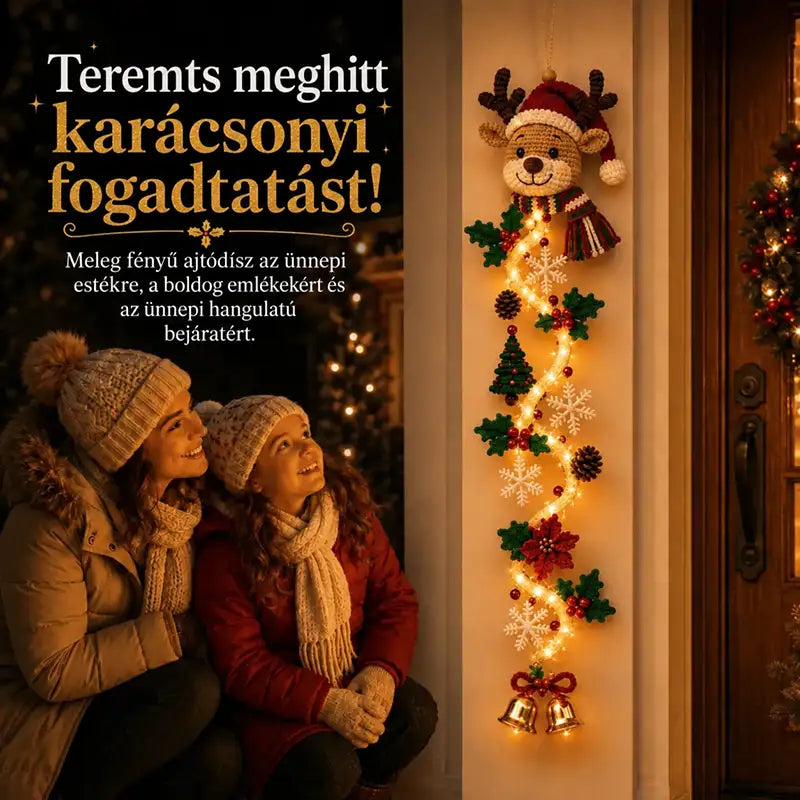⏳ UTOLSÓ NAP! 70% kedvezmény – 🎄🎅 MerryCascade™ világító karácsonyi dísz | 6 ünnepi motívum ✨