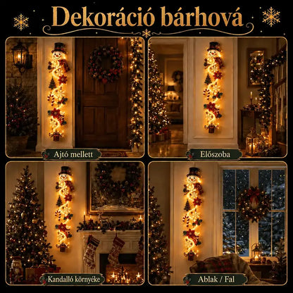 ⏳ UTOLSÓ NAP! 70% kedvezmény – 🎄🎅 MerryCascade™ világító karácsonyi dísz | 6 ünnepi motívum ✨