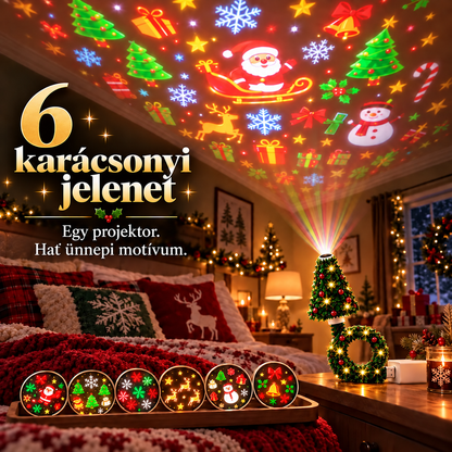 Karácsonyi USB projektor 6 motívummal – 4