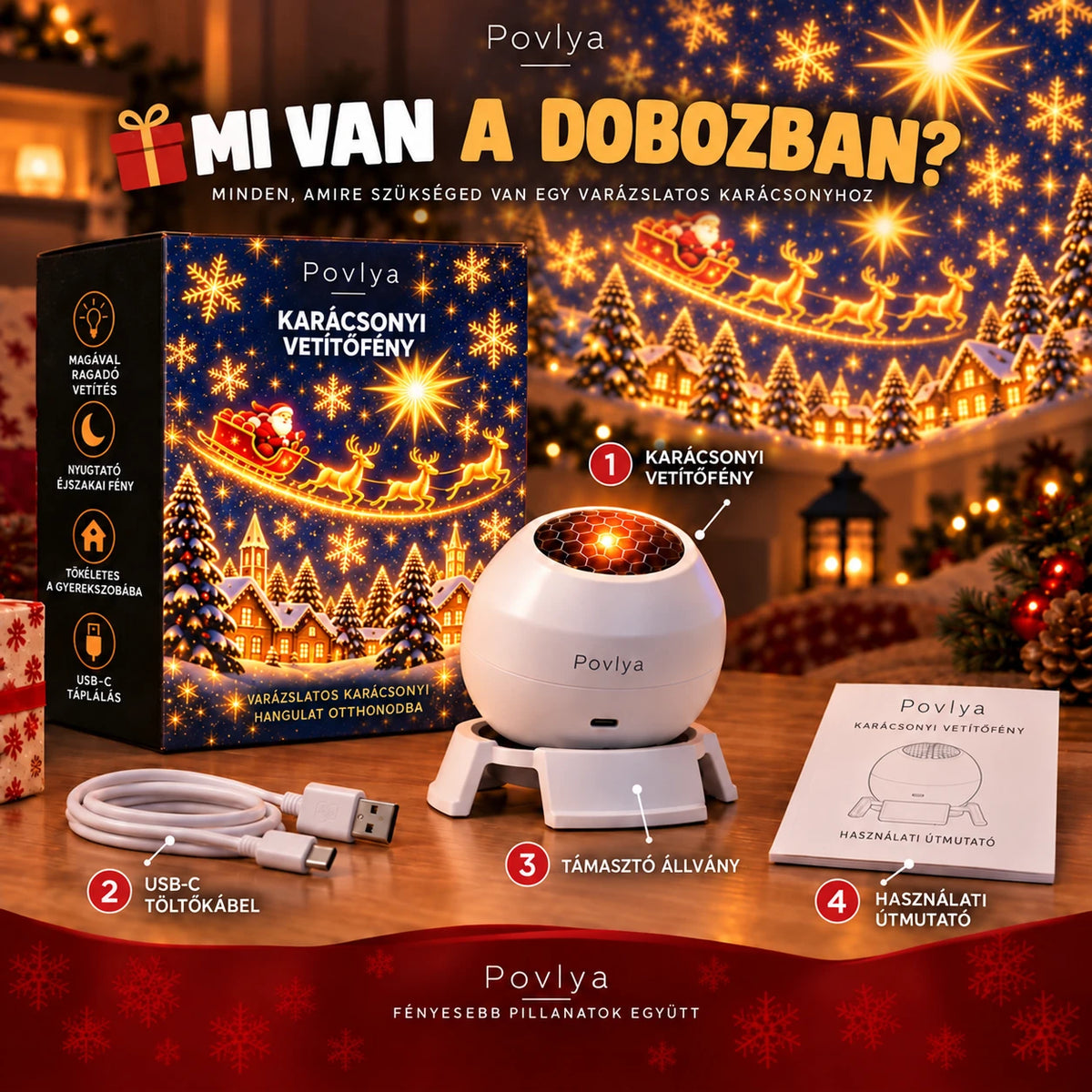 🎄 Varázslatos karácsonyi fények ✨ Ragyogjon az ünnepi varázs