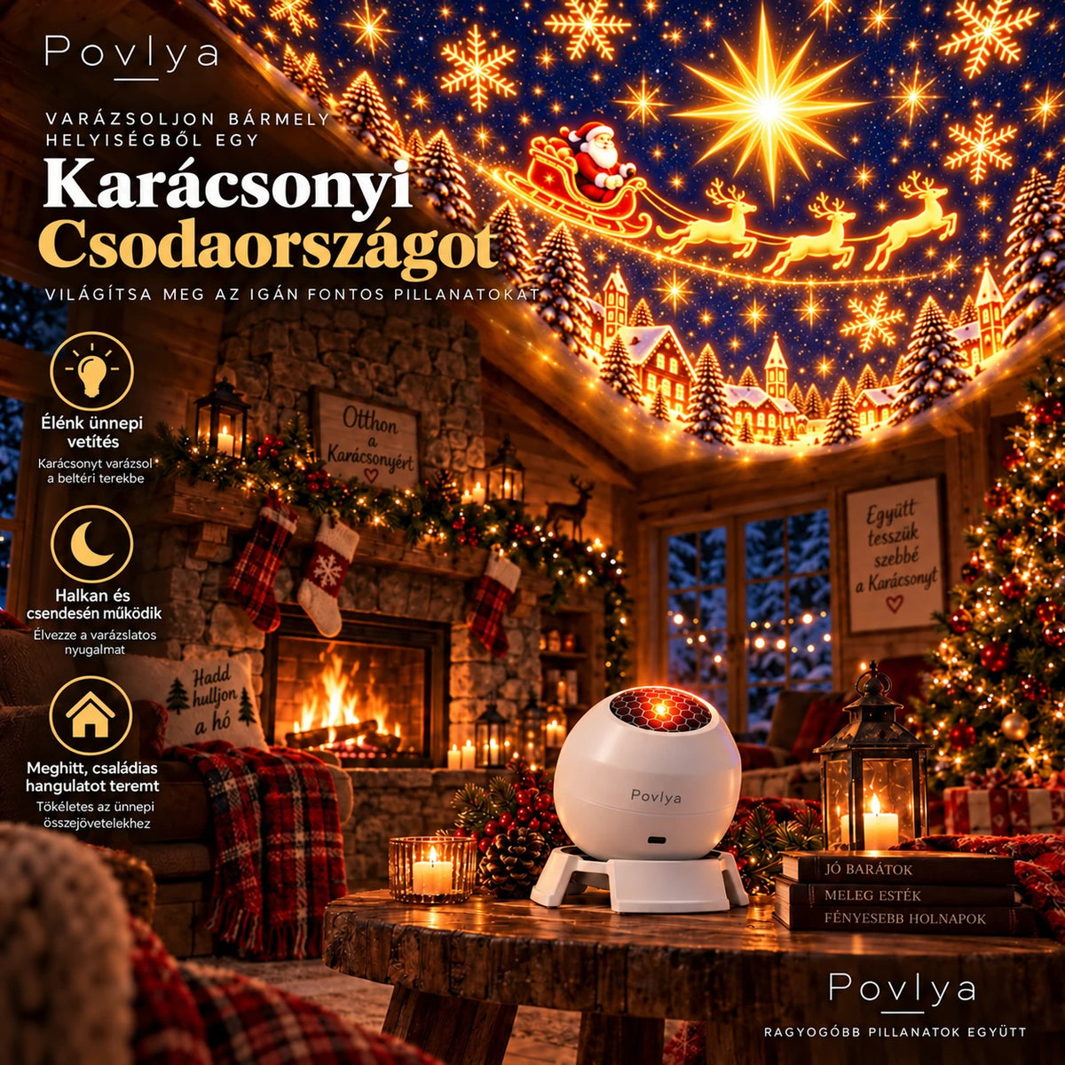 🎄 Varázslatos karácsonyi fények ✨ Ragyogjon az ünnepi varázs