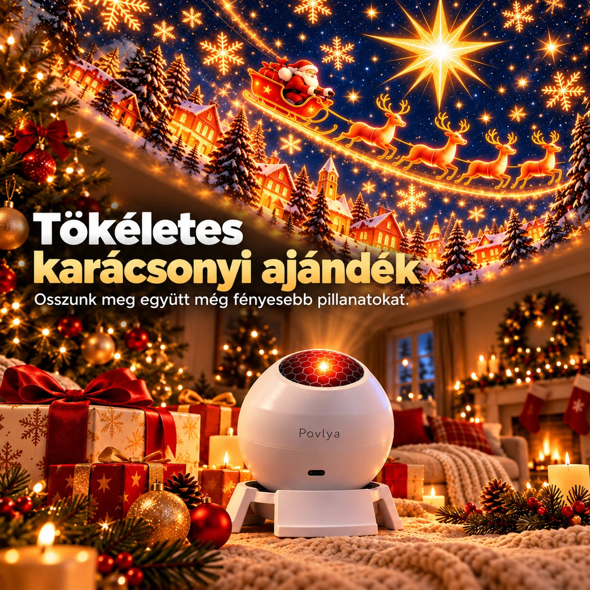 🎄 Varázslatos karácsonyi fények ✨ Ragyogjon az ünnepi varázs