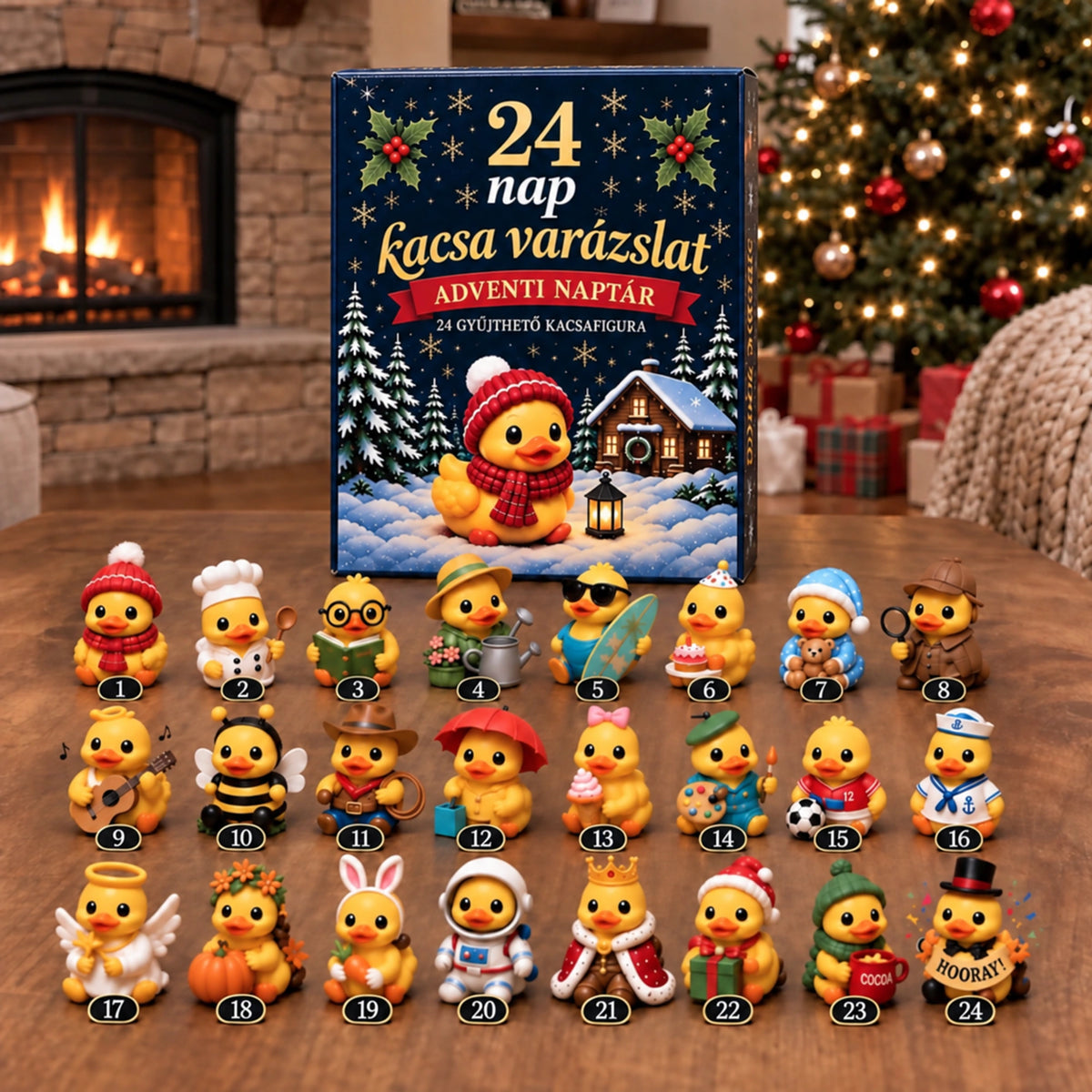 Wellstiep Varázslatos karácsonyi kacsás ajándékok – adventi naptár🎁🌲